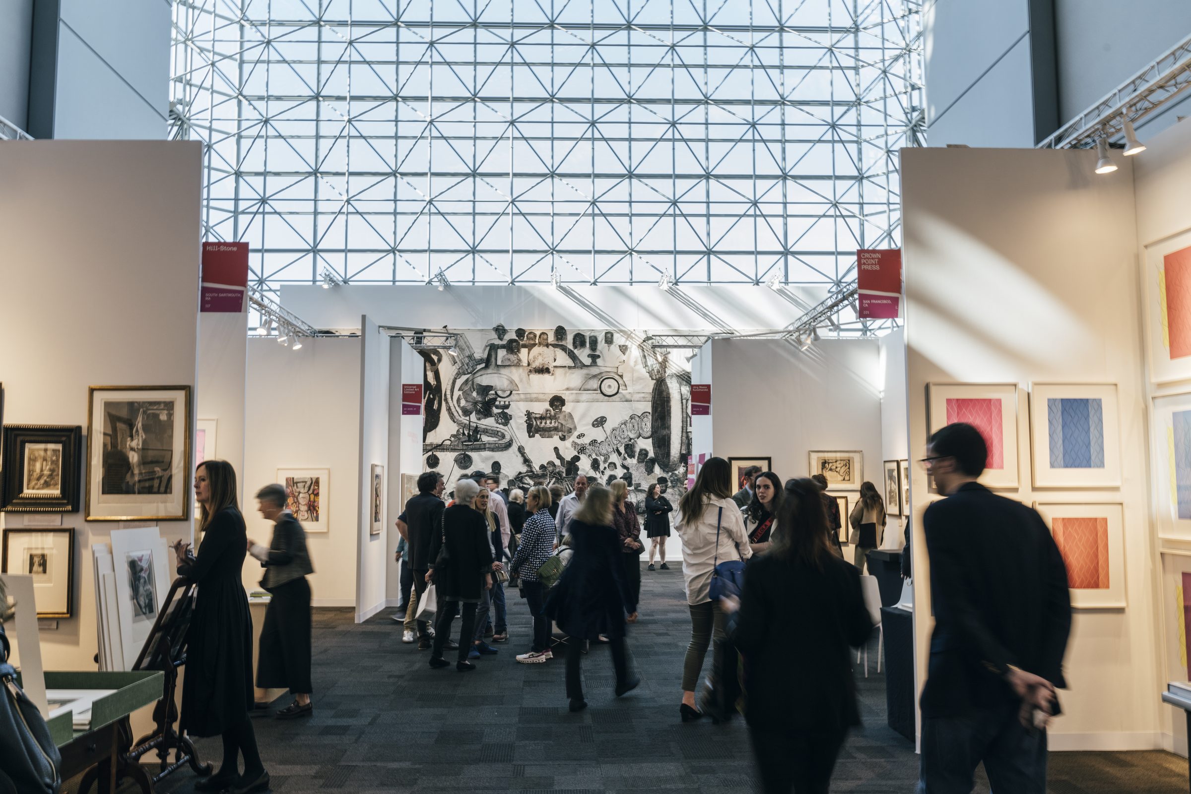 IFPDA Print Fair — Javits Center, Annie Forrest