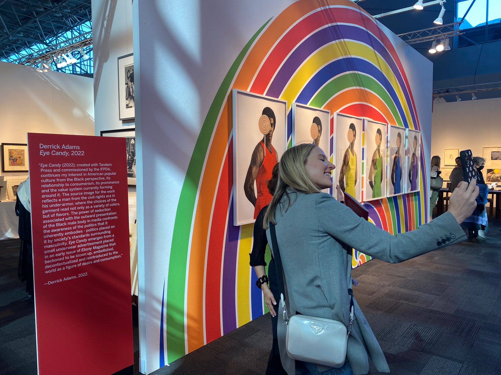 IFPDA Print Fair — Javits Center, Derrick Adams, Eye Candy