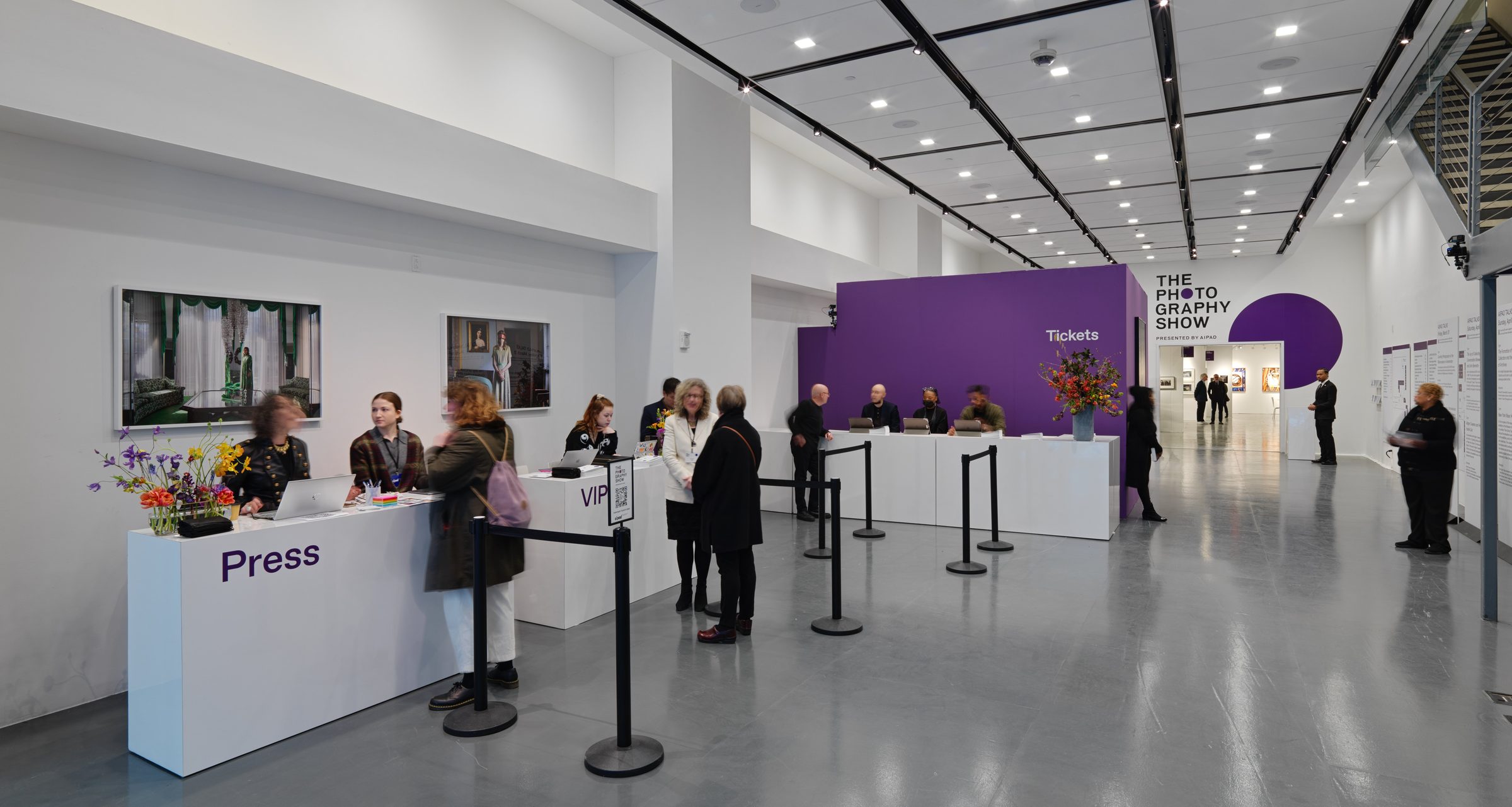 The Photography Show, AIPAD — Press, VIP and Tickets hall