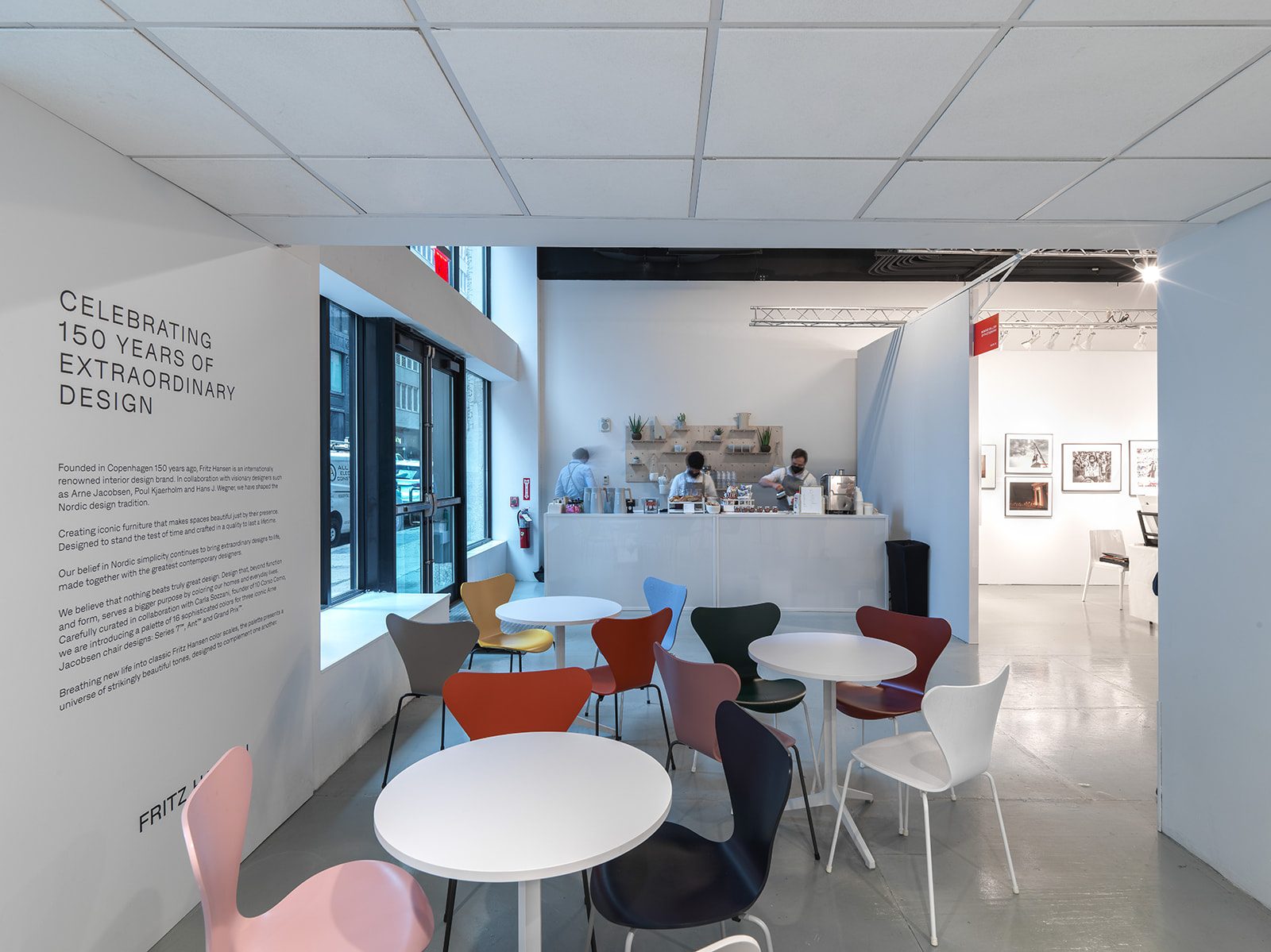 The Photography Show, AIPAD — Fritz Hansen café, 150 years