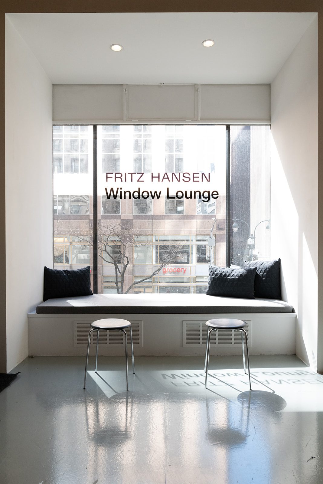 The Photography Show, AIPAD — Fritz Hansen Window Lounge on Fifth Avenue