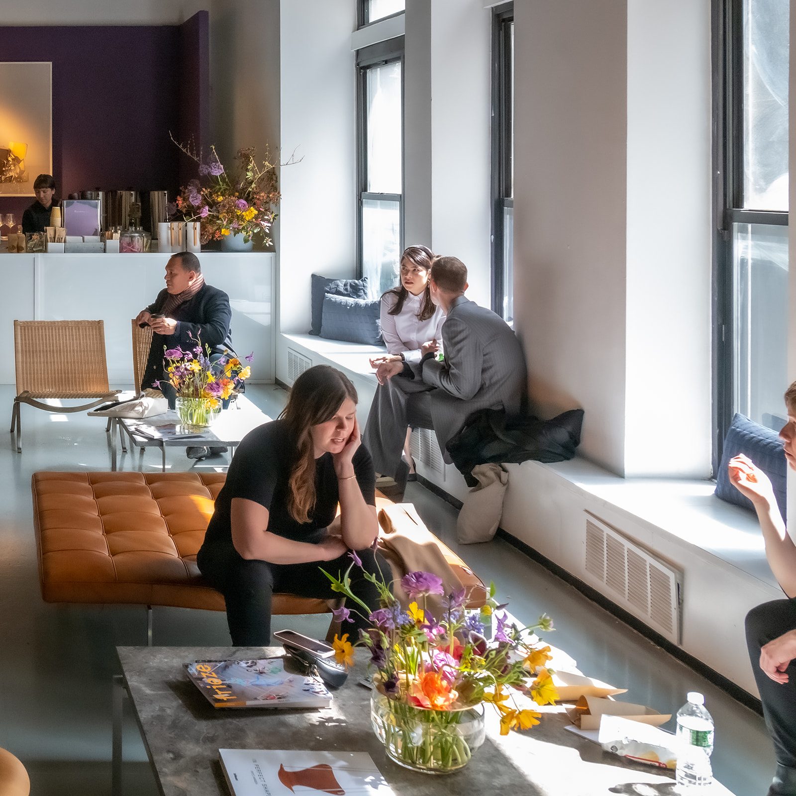 The Photography Show, AIPAD — sunlit lounge