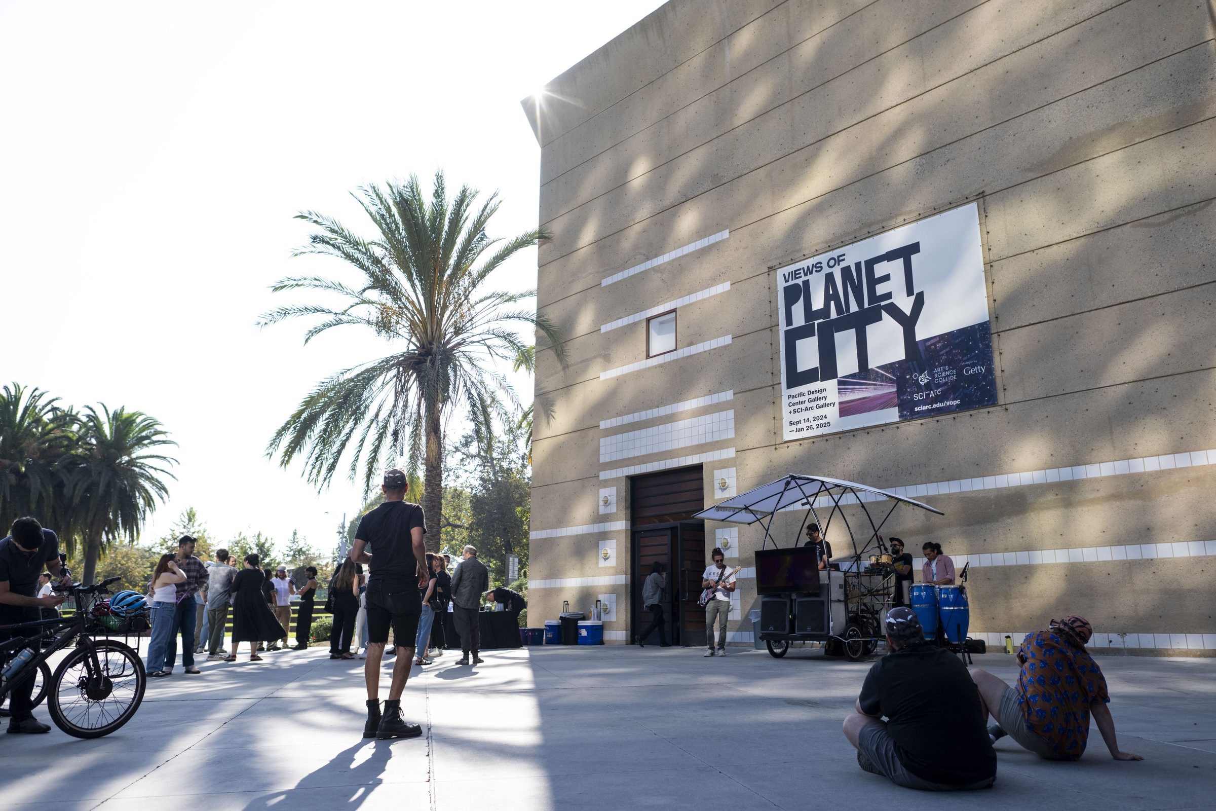 Views of Planet City — opening-night bike ride past SCI-Arc
